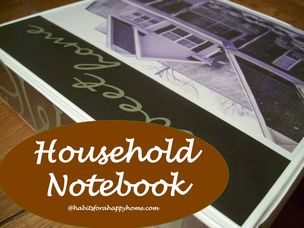 How to make a household notebook. How to start now and make it your own with no need to aim for perfection. All so you can plan to be spontaneous!