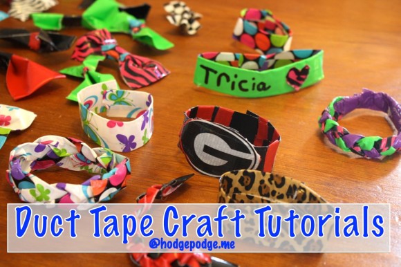 Duct Tape Bracelet Tutorial at Hodgepodge