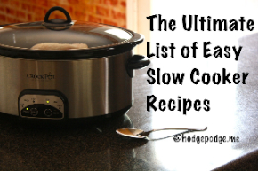 The Ultimate list of easy slow cooker recipes