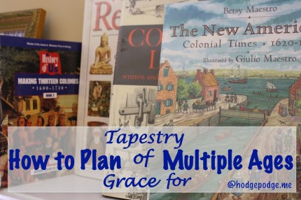 How to Plan Tapestry of Grace for Multiple Ages at Hodgepodge