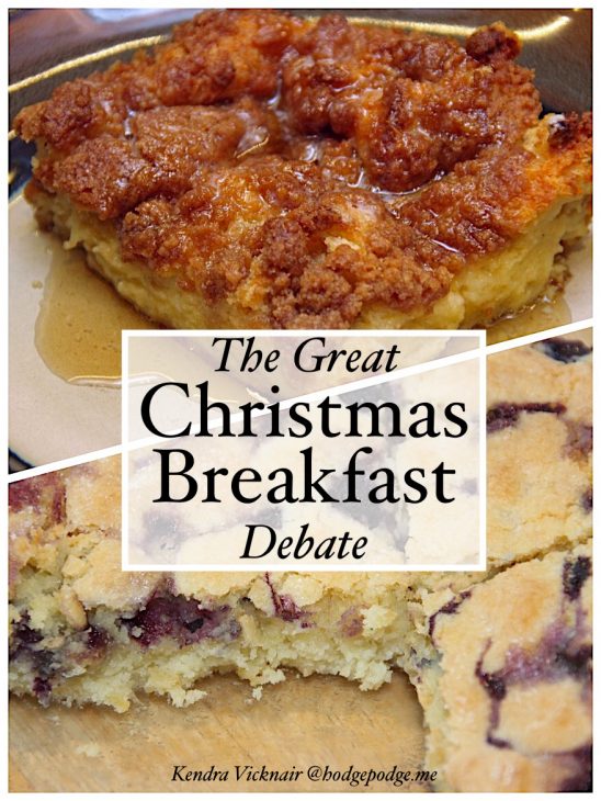Just what to have for Christmas breakfast? Every year there is the Great Christmas Breakfast Debate and here is a listing of our favorite recipes.