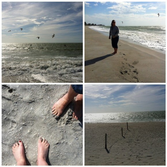 Toes in the sand at South Seas Island Resort