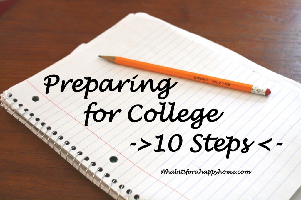 Overwhelmed with helping a child apply to college? You can do it without much stress! Here are 10 steps for preparing for college.