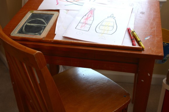 homeschool desk