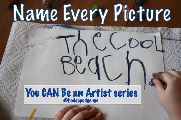Children are great believers in keeping their artwork. Here is why artists should name and sign every picture and give that painting a story.