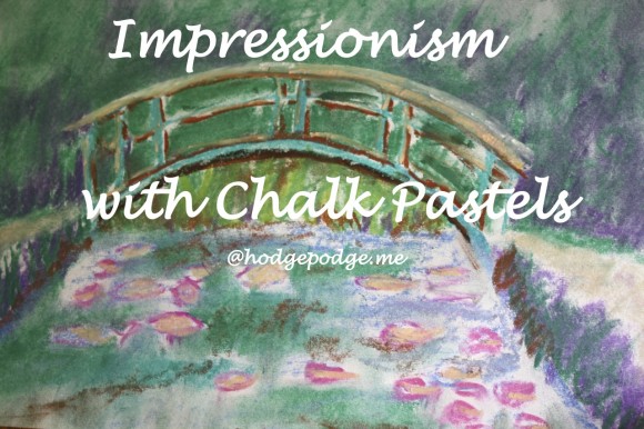 Impressionism with Chalk Pastels - Monet's Bridge