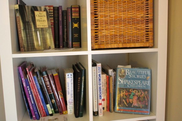 history shelf