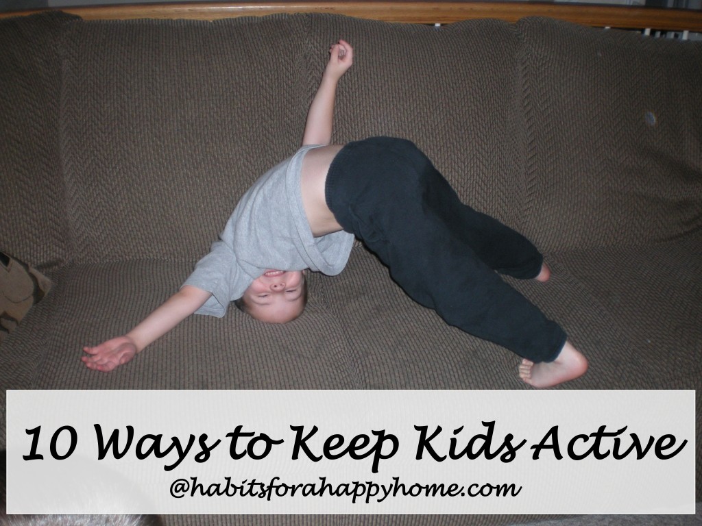 10 Ways to Keep Kids Active