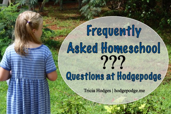 Frequently Asked #Homeschool Questions at Hodgepodge