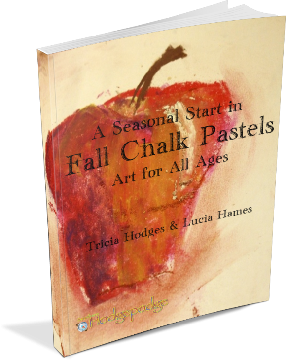 A Seasonal Start in Chalk Pastels - Fall Art for All Ages www.southernhodgepodge.com