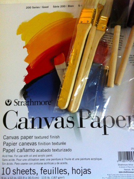Canvas Paper and new brushes