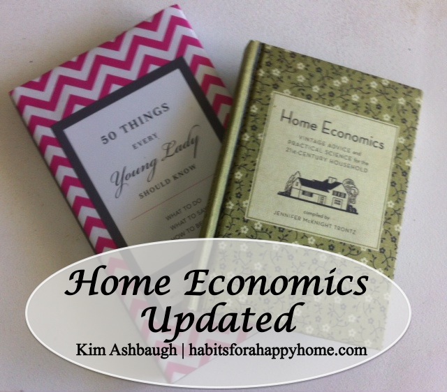 Have you ever written your own homeschool curriculum for one of your child's subjects? Here is home economics updated for homeschool.
