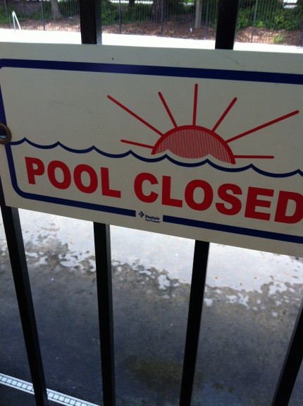 pool closed