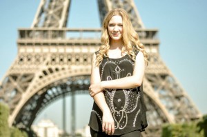 Kayla in Paris this fall