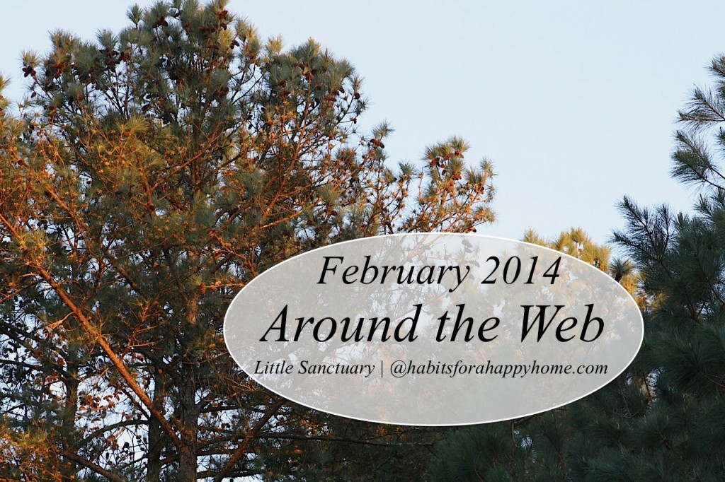 February 2014 Around the Web www.habitsforahappyhome.com