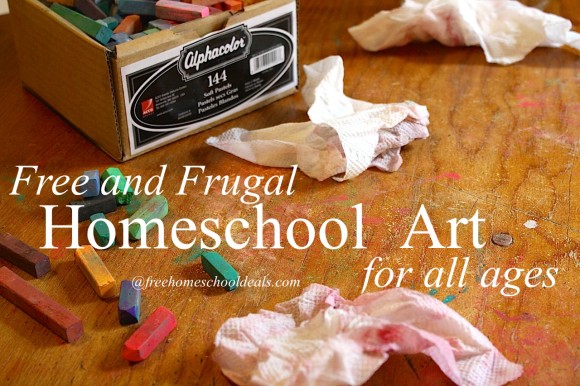 Free or Frugal Homeschool Art for All Ages www.freehomeschooldeals.com