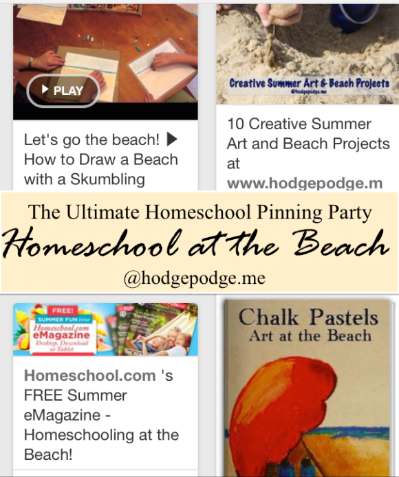 Homeschool at the Beach - Ultimate Pinning Party
