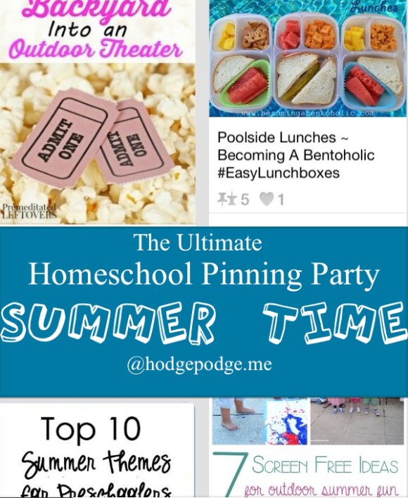 Summer Time at The Ultimate Homeschool Pinning Party