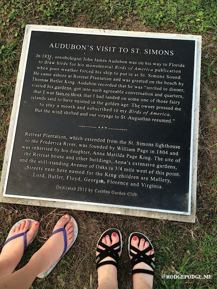 Audubon's Visit to St. Simons Island historical marker