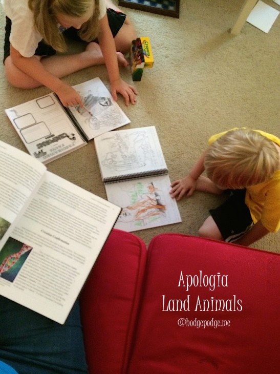 Apologia Land Animals for Elementary