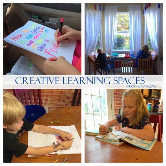 Learning Spaces for the Creative Homeschool