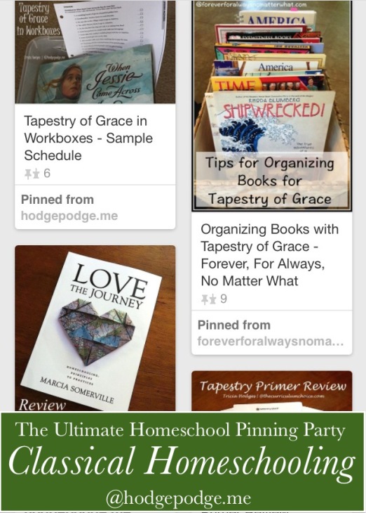 Classical Homeschooling at The Ultimate Homeschool Pinning Party
