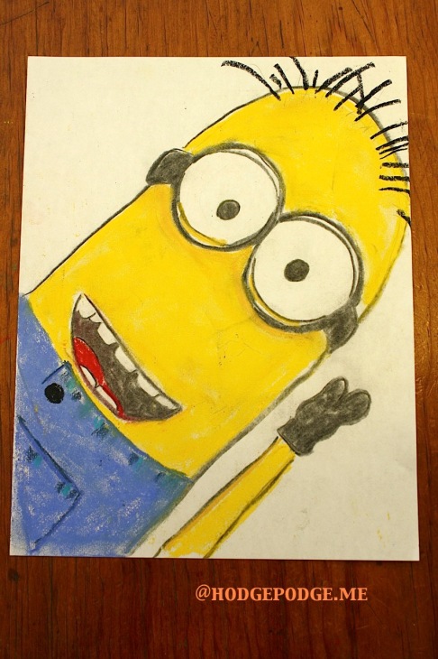 Coloring a minion