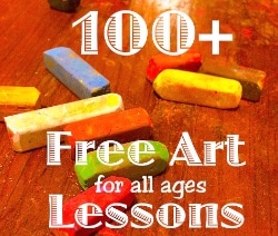 100+ FREE Chalk Art Lessons - You ARE an Artist! sidebar 250