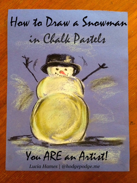 Chalk Pastel snowman art tutorial by Nana and how you are artist at Hodgepodge. Art tutorials for all ages! We offer this simple how to draw a chalk pastel snowman in chalk pastels. Snowman Hello!