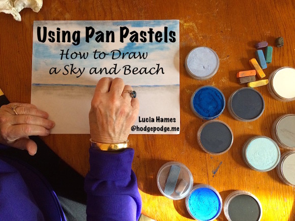 Using Pan Pastels: How to Draw a Sky and Beach