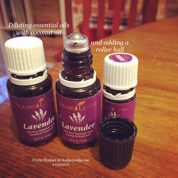 Diluting essential oils to make them last