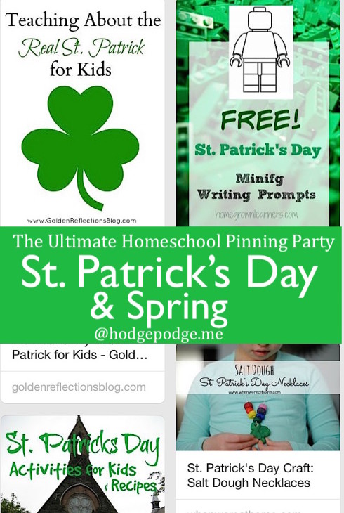 St. Patrick's Day & Spring at The Ultimate Homeschool Pinning Party