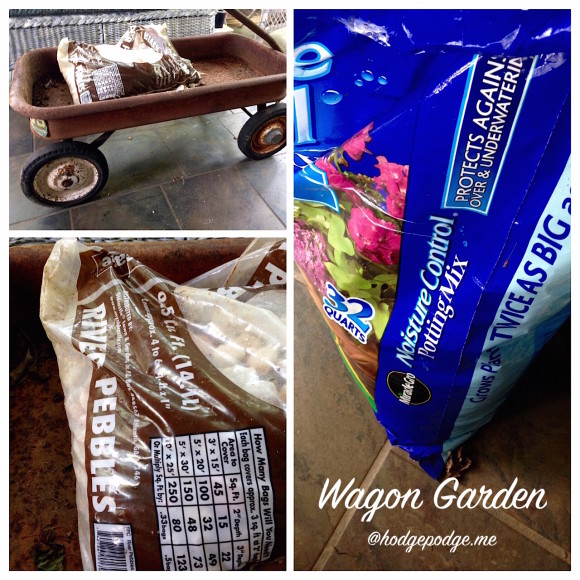 Wagon Garden supplies