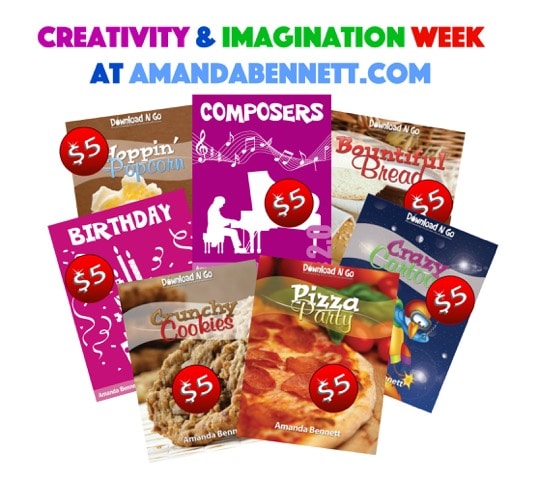 AmandaBennett.com Creativity and Imagination Titles