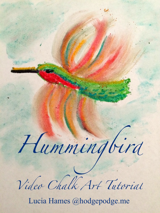 Hummingbird Video Chalk Art Tutorial because #YouAREanArtist