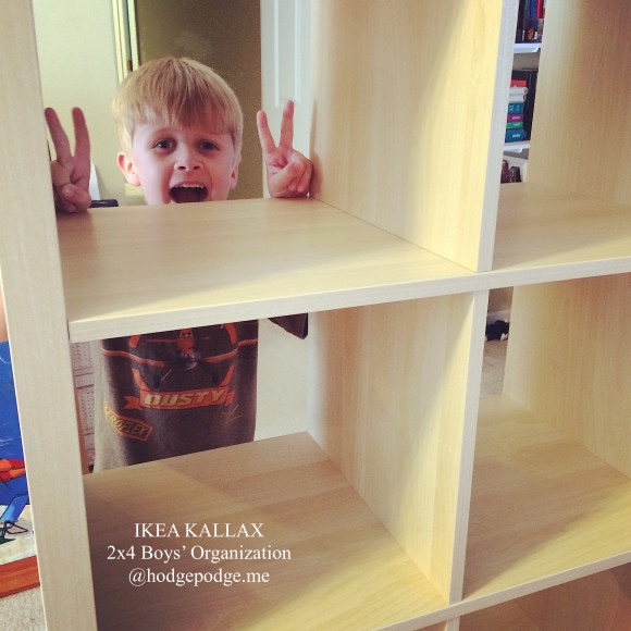 IKEA Organization for Boys' Room