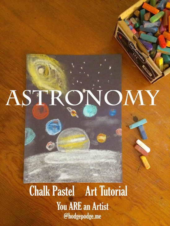 Astronomy Chalk Pastel Art Tutorial - You ARE an Artist!