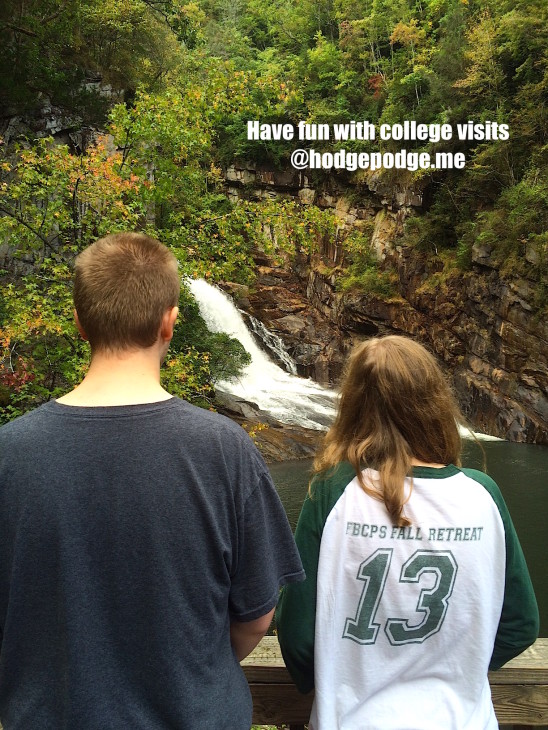 have fun with college visits