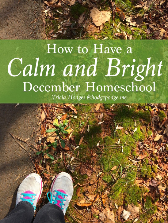 How to Have a Calm and Bright December Homeschool