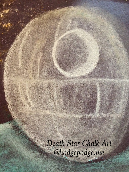 Death Star Chalk Art - You ARE an Artist