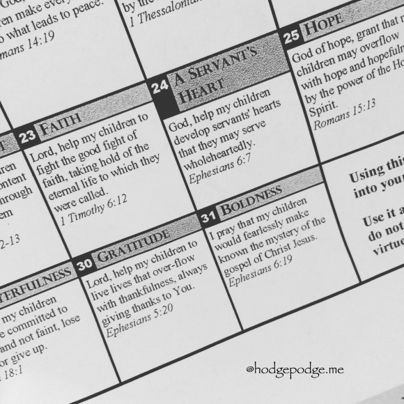 Passionate Purposeful Parenting Prayer Calendar - Does your family need a mid-year homeschool reboot? Enjoy these resources, ideas and the homeschool encouragement for a good restart.