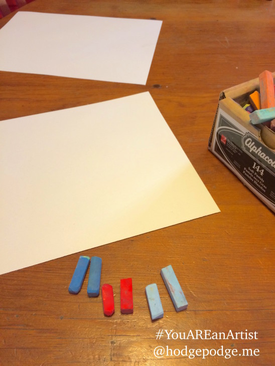 Election Day Art Tutorial Supplies Needed