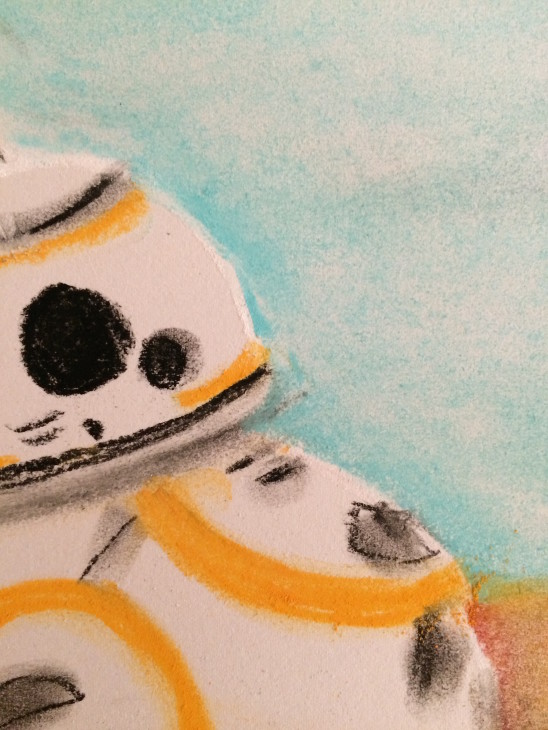 Star Wars BB8 Droid Art Tutorial