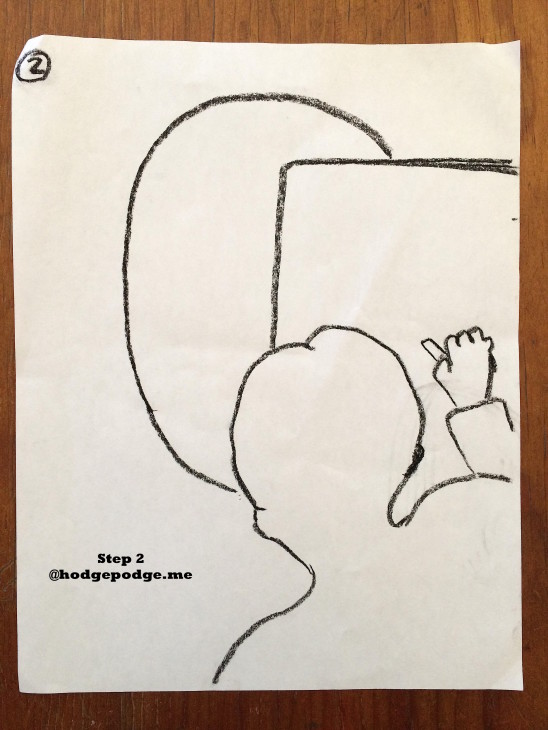 Norman Rockwell Art Tutorial Step 2