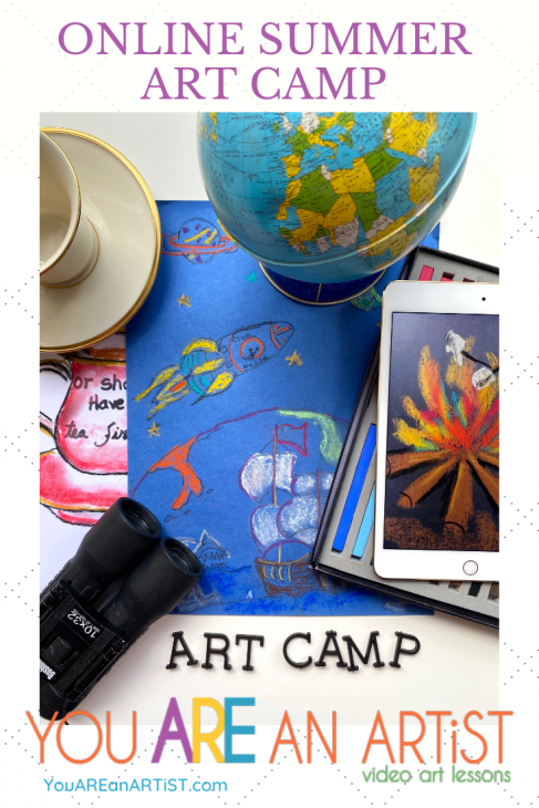 Online Summer You ARE an Artist Art Camp