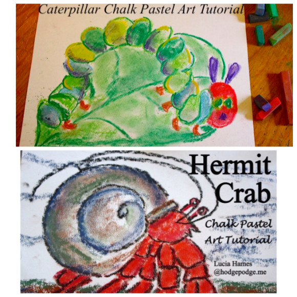 Eric Carle Chalk Pastel Art Tutorials