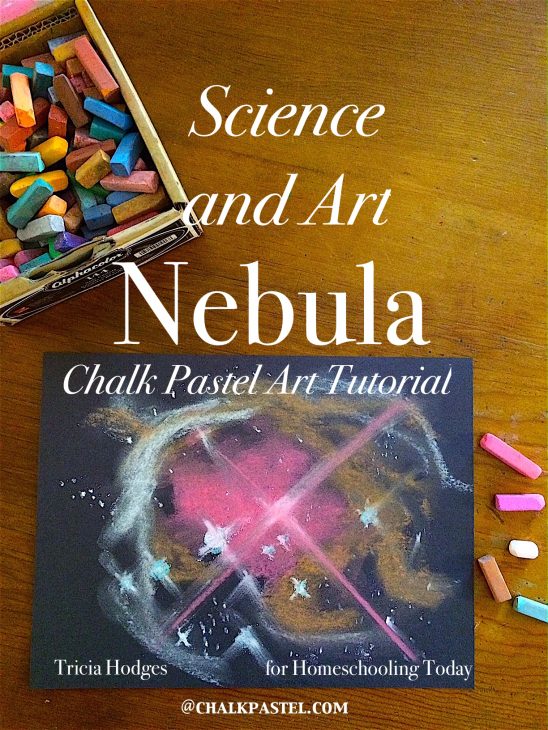 Nebula Space Chalk Pastel Art Tutorial
