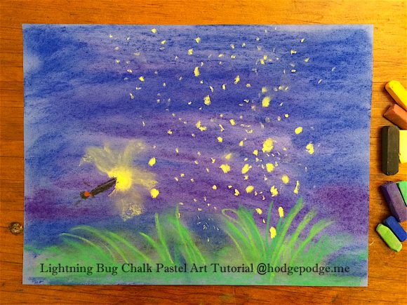 Lighting Bug Chalk Pastel Art Tutorial at Hodgepodge