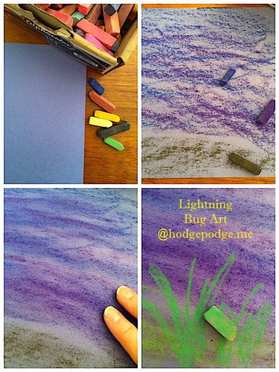 Lightning Bug Art Tutorial Steps 1