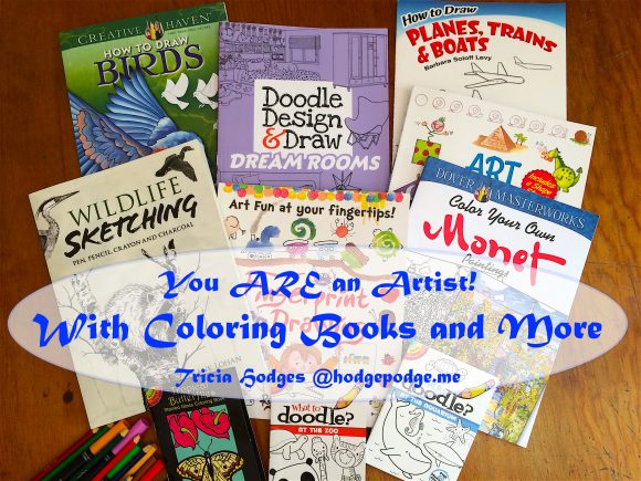 You ARE Artists with Dover Coloring Books and More!